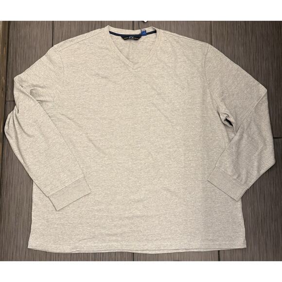 Joseph Abboud Men’s Lightweight Gray Vneck Sweater Size 3X NWT Cotton - Picture 1 of 5